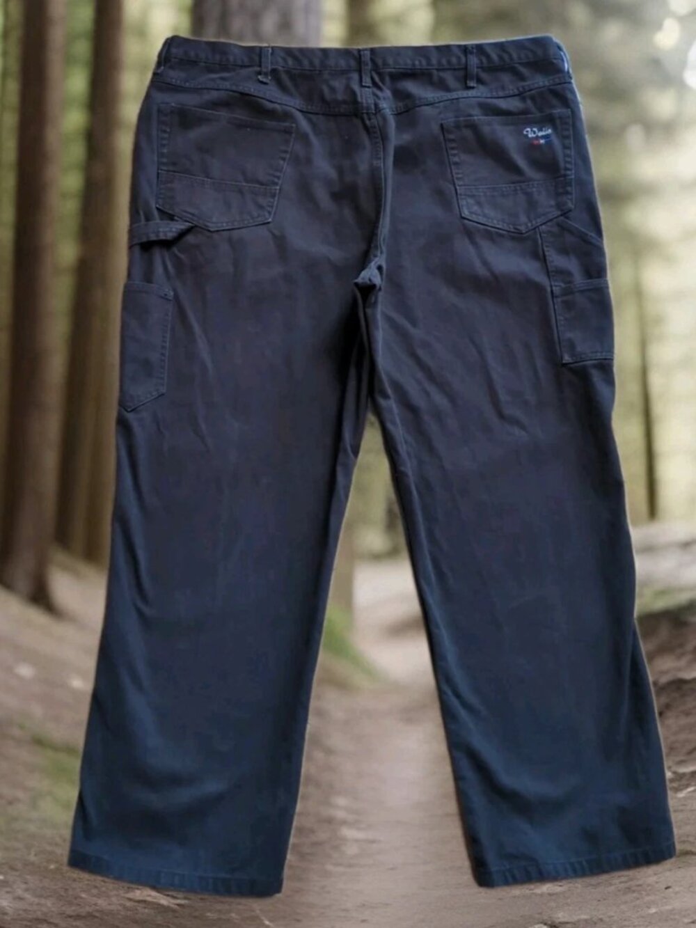 WALLS Men’s 48X32 (Act Fit 46x31) Brown Duck Canvas Heavyweight Carpenter Pants